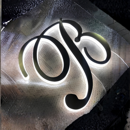 2d led signage letter