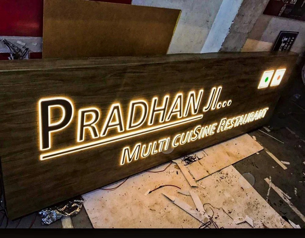 2d Led sign board in delhi