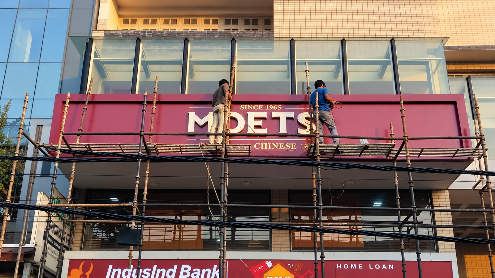 acp led sign board with acrylic chanellium sltter mabnufacturer in delhi