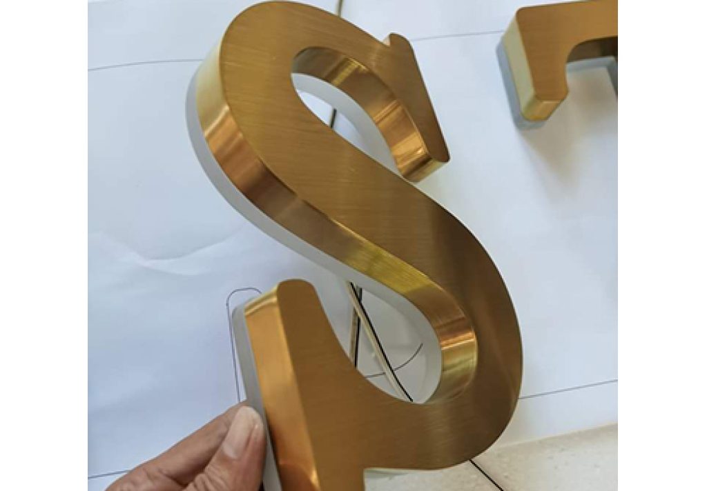 Steel with acrylic sign board
