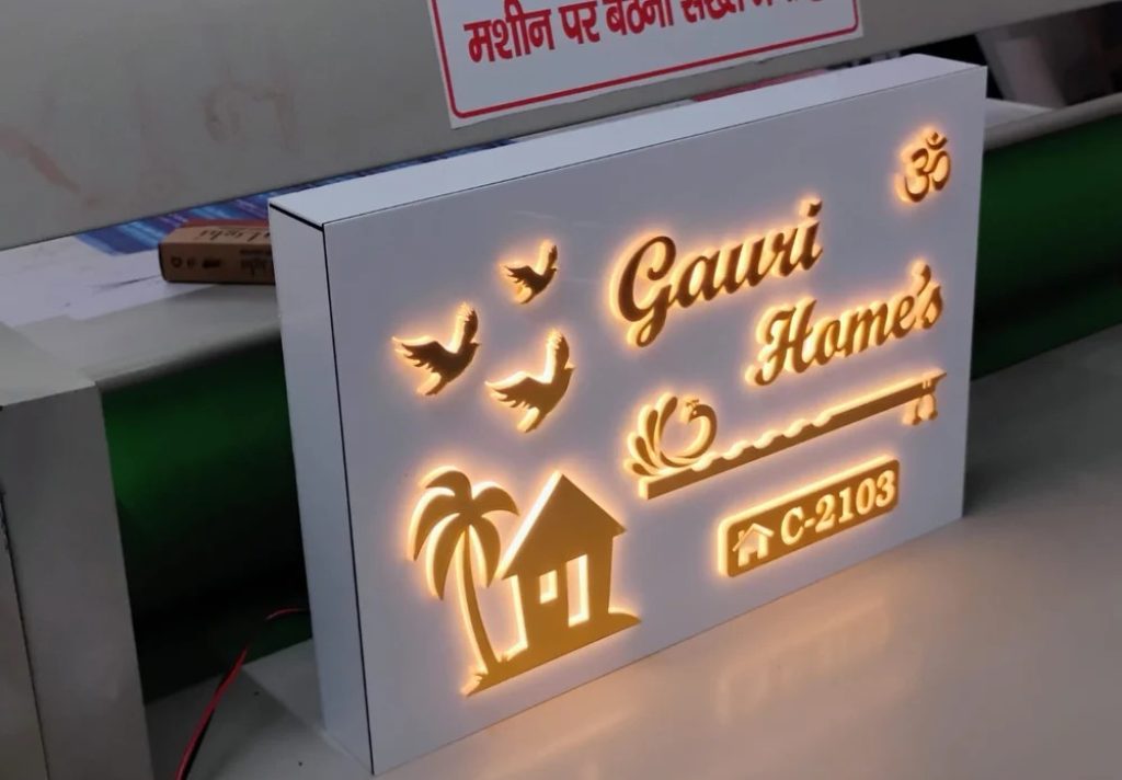 2d Led sign board in delhi