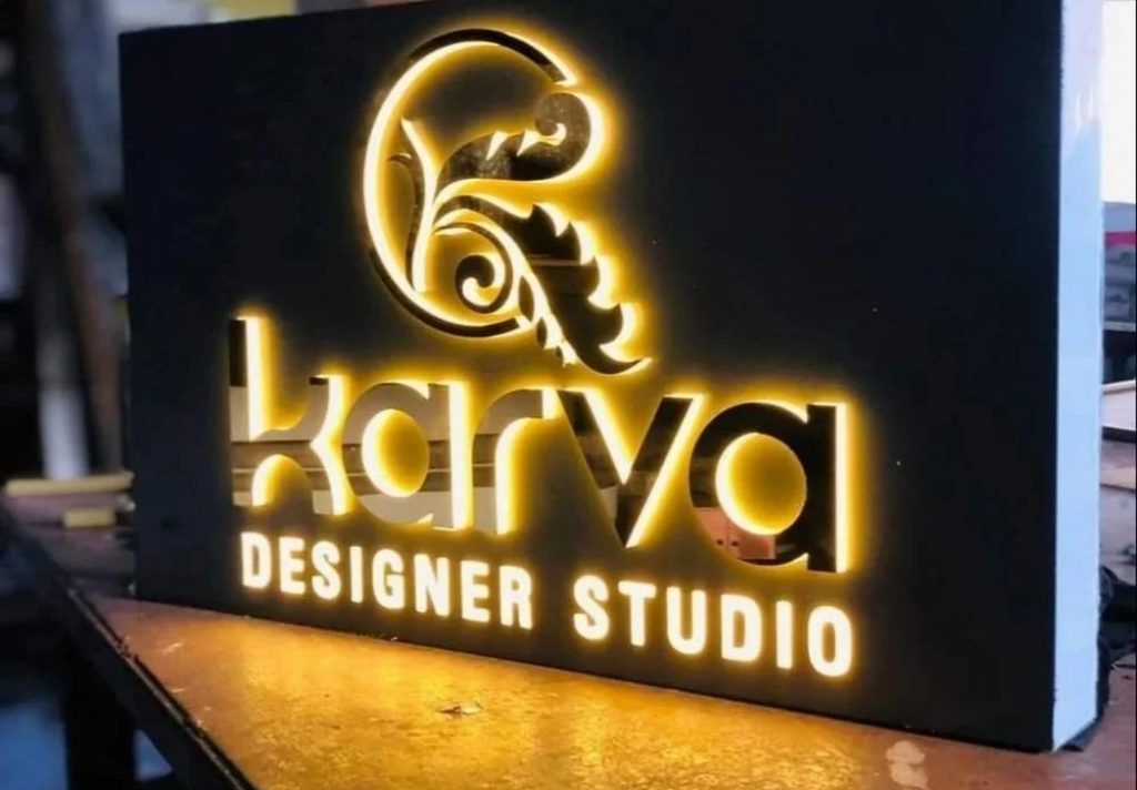 2d led signage letter